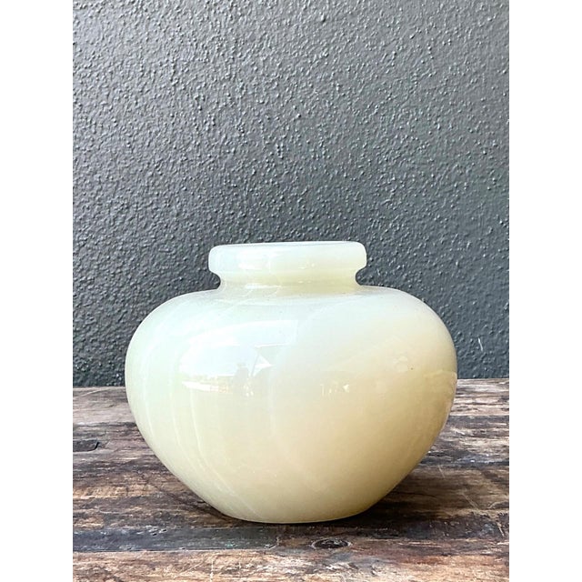 Vintage Stone Onyx Vase For Sale - Image 17 of 18