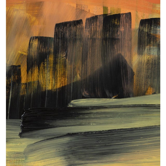 Author: Daiga Kruze, You are a tree, a bird or a mountain, oil on canvas, size: 110 x 150 cm, year of 2023