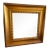 Large Antiqued Gold Mirror With Hand Applied Real Gold Leaf For Sale