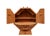 Vintage Metamorphic Pine Dry Bar, 1970s For Sale - Image 4 of 13
