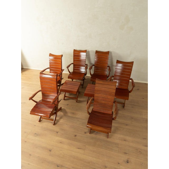 Garden Furniture Set by Triconfort, 1980s, Set of 9 For Sale - Image 4 of 17