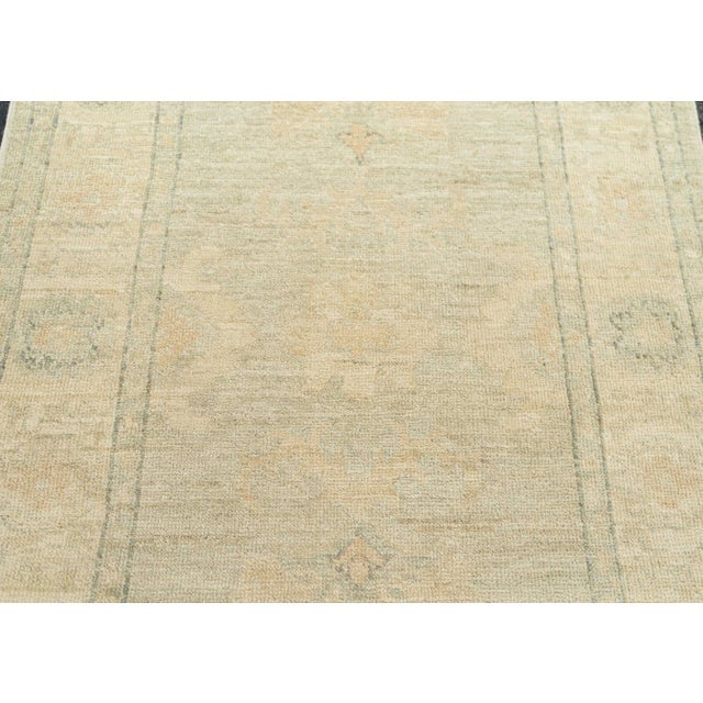 Oushak Rug 2'10" x 9' For Sale - Image 4 of 4