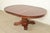 Stickley Brothers Style Antique Mission Oak Arts & Crafts Pedestal Extension Dining Table, Newly Refinished For Sale - Image 9 of 14