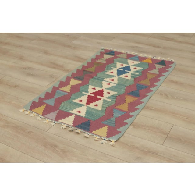 Size: 2.2 x 3.6 ft ( 67 x 109 cm) 26 x 42 inches Color: Organic Natural Dye ( Green,Blue,Purple,Yellow,Cream ) Material:...