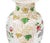 Ceramic 19th Century Continental Style Hand Decorated Floral Details Covered Urn For Sale - Image 7 of 11