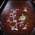Late 20th Century Hexagonal Wood Tray With Mother-of-Pearl Bird and Floral Inlay For Sale - Image 9 of 10