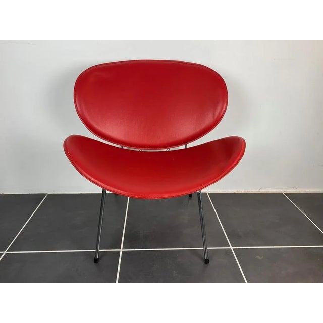 Red Red Lounge Chair, 1980s For Sale - Image 8 of 9