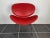 Red Red Lounge Chair, 1980s For Sale - Image 8 of 9