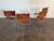 1960s Martin Visser Patinated Leather Dining Chairs For Sale - Image 16 of 18
