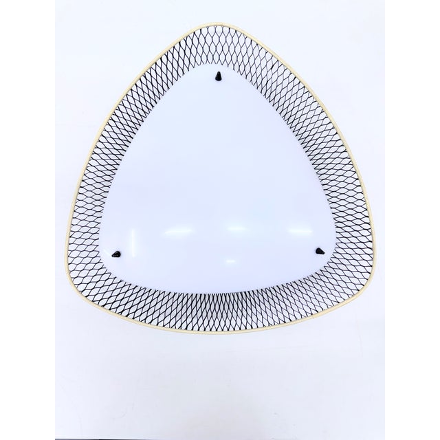 Space Age Triangular Ceiling Lamp, 1950s For Sale - Image 9 of 9