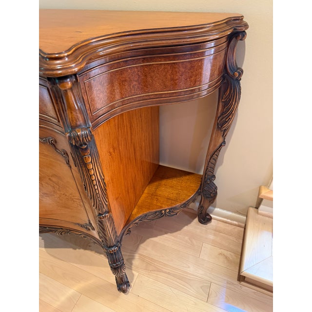 Antique Solid Philippine Narra Wood Sideboard For Sale - Image 4 of 14
