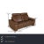 The Maestra sofa from Mondo is covered with a brown real leather and stands on unobtrusive metal feet. The electrical...