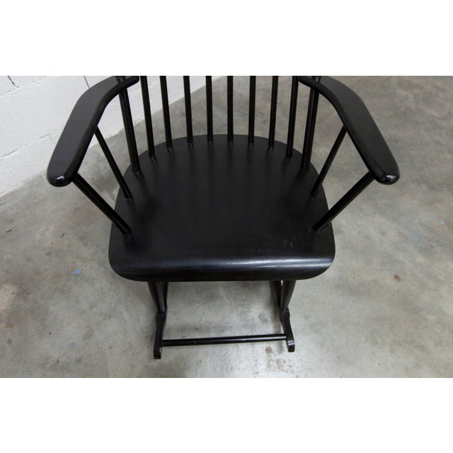 Scandinavian Rocking Chair in the style of Tapiovaara, 1960s For Sale - Image 15 of 18