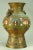 Large 12" Japanese Champleve Vase, Cast Bronze & Cloissone Enamel For Sale In Houston - Image 6 of 13