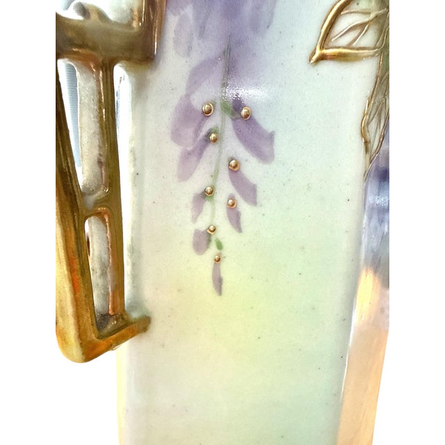 Early 20th Century Exceptional Antique Nippon Art Nouveau Porcelain Vase For Sale - Image 5 of 7