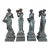 Late 20th Century Set of Four “The Four Seasons” Monumental Bronze Garden Statues For Sale