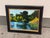 Signed Camhi Lakeside Landscape Original Oil Painting For Sale - Image 10 of 12