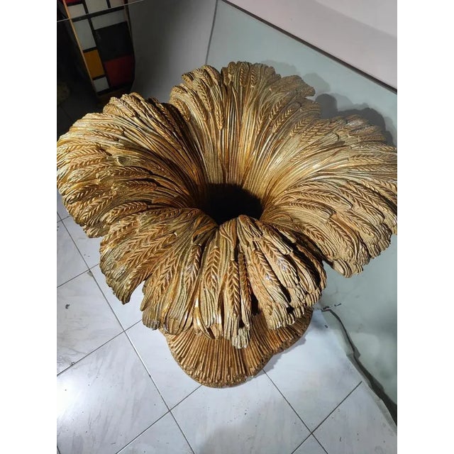 French Dining Table with Harvest Allegory, 1950s For Sale - Image 11 of 12