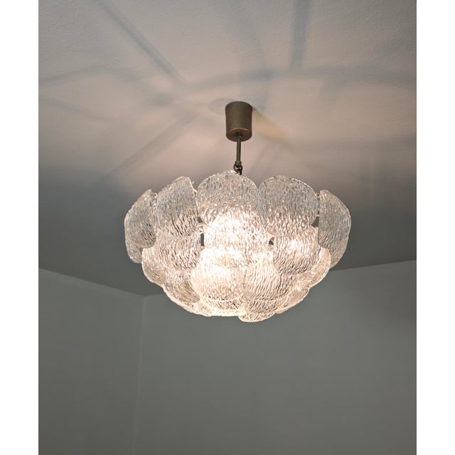 Vintage Italian Murano Glass Pendant Light by Gino Vistosi, 1960s For Sale - Image 10 of 18