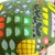 Mushroom Ottoman in Green Garden Hand Block Printed Fabric For Sale - Image 10 of 11