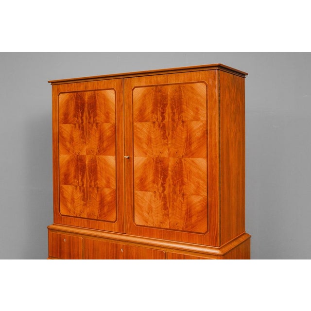 Mid-Century Modern Highboard in Walnut, 1900s For Sale - Image 12 of 16