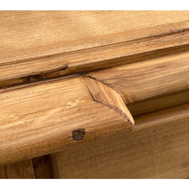 Pine Chest of Four Drawers For Sale - Image 9 of 13