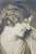 Antique Victorian 1920s Sepia Portrait Photograph of a Woman 14" For Sale - Image 4 of 10