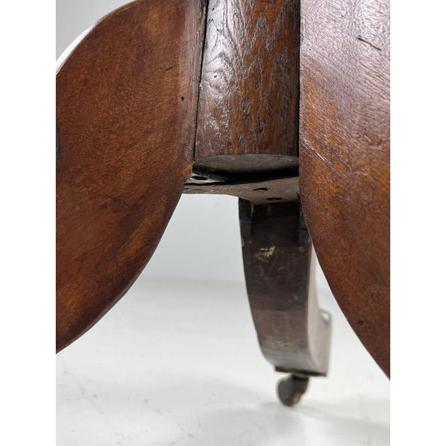 Vintage Tilt Top Table For Sale - Image 9 of 12