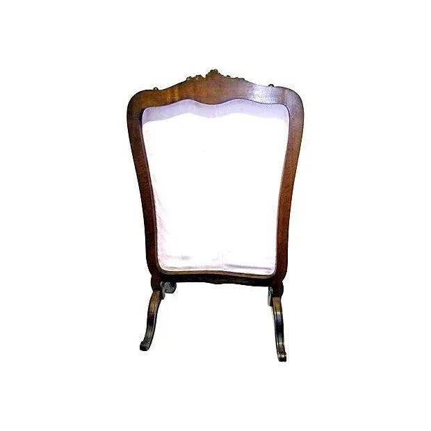 Wood French Fireplace Screen Cover For Sale - Image 7 of 7