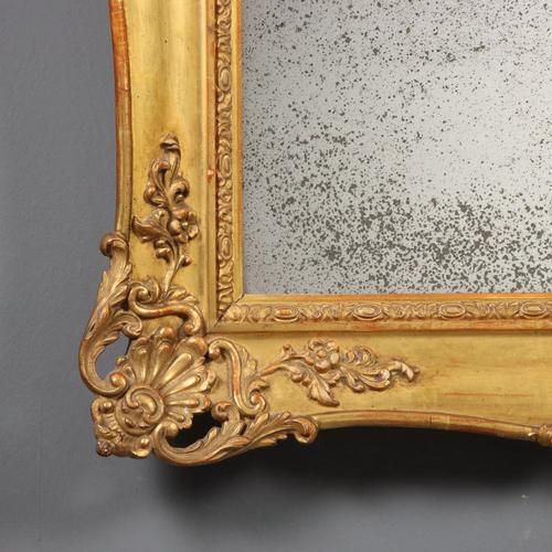 Wooden and Pastiglia Mirror, 1850s For Sale - Image 6 of 10