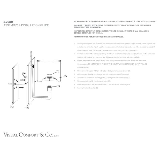 Visual Comfort Ian K. Fowler for Visual Comfort Signature Aspen Iron Wall Lamp in Black Rust with Linen Shade For Sale - Image 4 of 4
