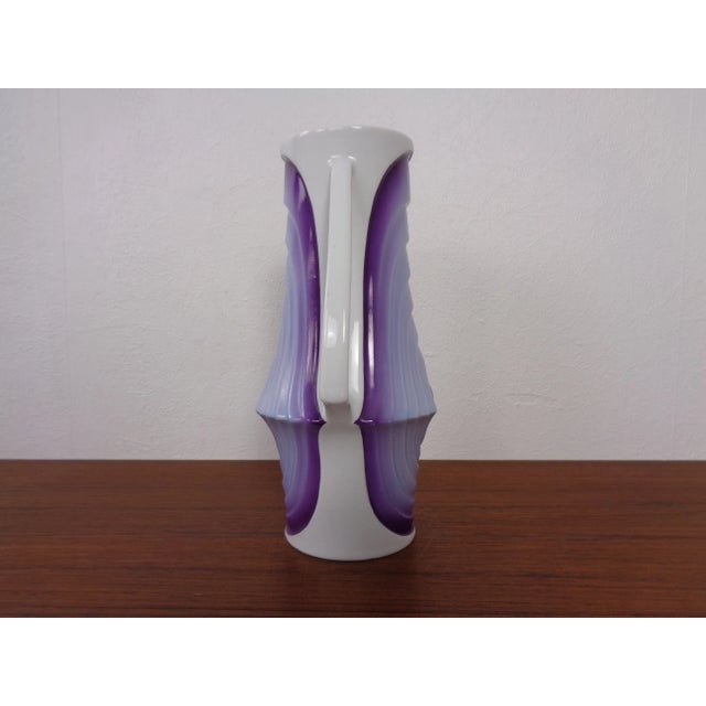 Ceramic Mid-Century Pop Art Purple Vase from Royal KPM, Germany, 1960s For Sale - Image 7 of 18
