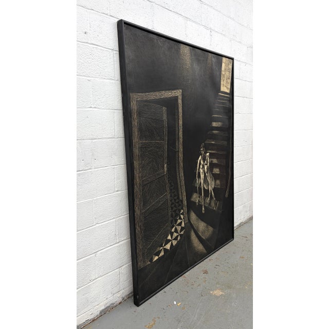 "If Inbetween" Ink on Paper Drawing by Peter Drake (B. 1957), 1985 For Sale - Image 4 of 11