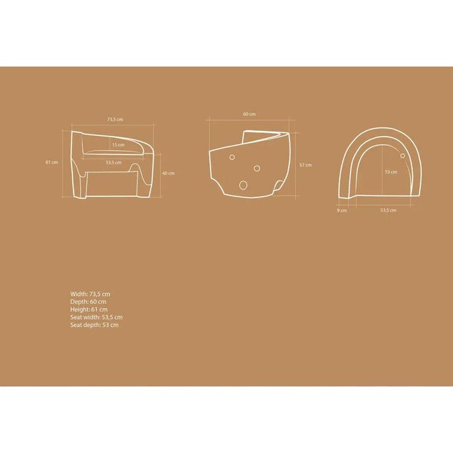 Minos Armchair by Woody Fidler For Sale - Image 10 of 11