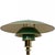 Poul henningsen ph 3/2 table lamp with a frame of brass and green metal shades. The lamp appears in great condition with a...