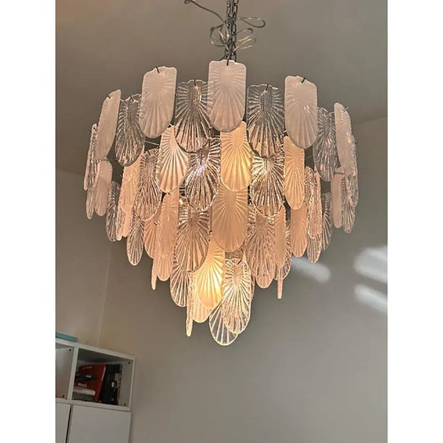 Art Deco Murano Style Chandelier by Simoeng For Sale - Image 4 of 9