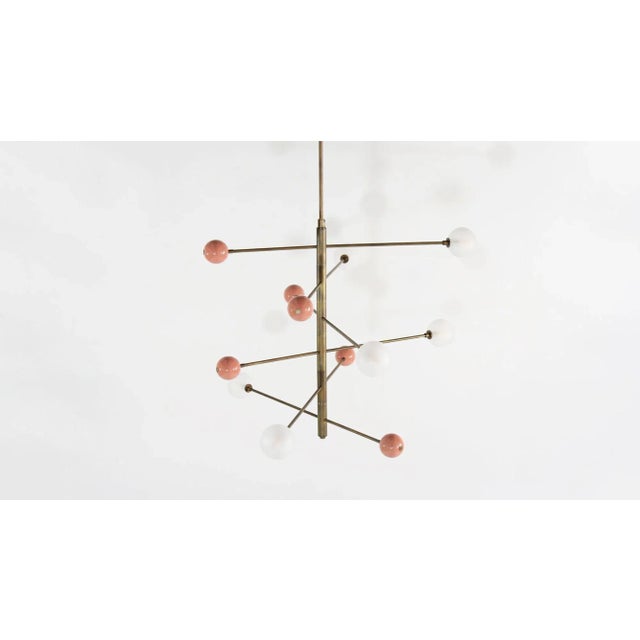 Modern Orbital Chandelier For Sale - Image 3 of 12