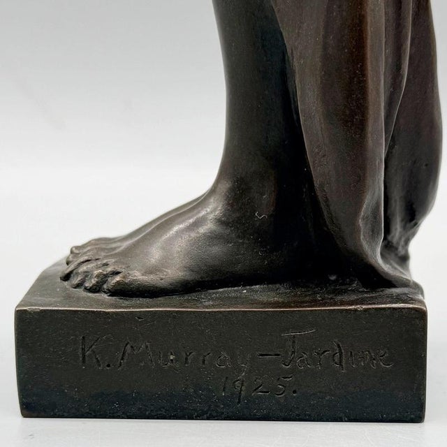 Goldenrod Katherine Murray Jardine, Pensive Woman, Nude, 1925, Bronze For Sale - Image 8 of 9