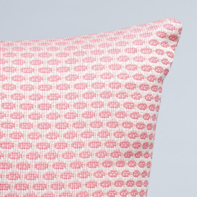 This indoor/outdoor pillow features Hickox with a Knife Edge finish. It's hard to believe that natural linen can be...