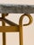 Yellow The Vintage Iron Scroll & Slate Console Table For Sale - Image 8 of 9