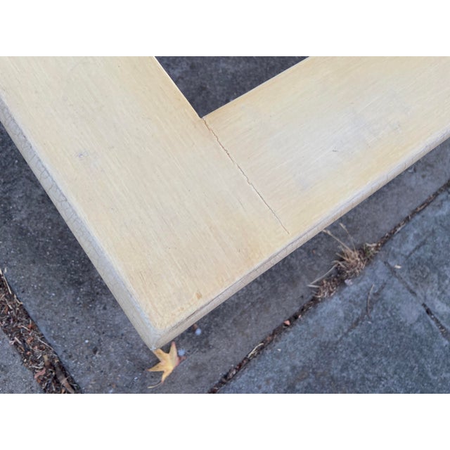 McGuire Furniture Vintage Mid Century Modern Bamboo Limestone Coffee Cocktail Table For Sale - Image 12 of 18