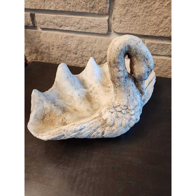 Rare and Fabulous Antique Metal Swan Bird Feeder. For Sale In Seattle - Image 6 of 11