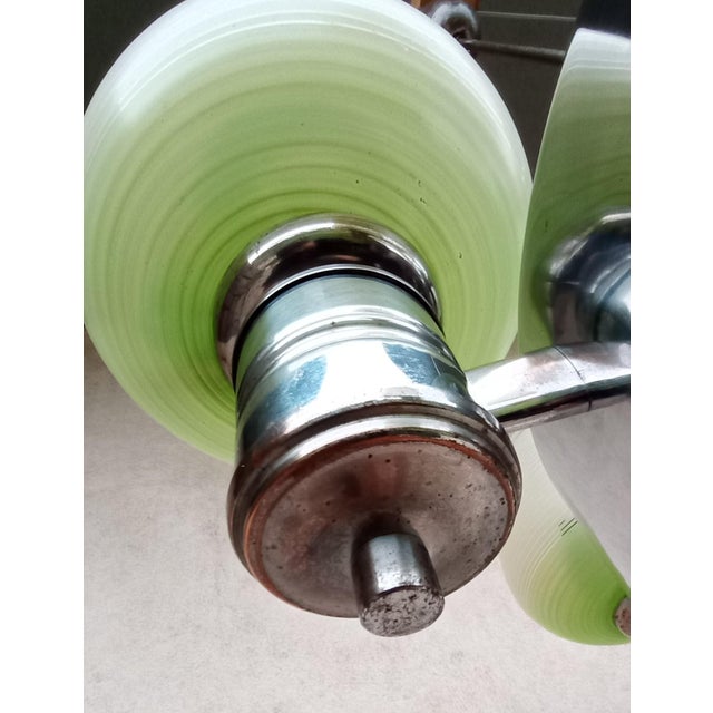 Bauhaus Style Chandelier, 1950s For Sale - Image 10 of 18