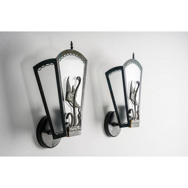 Swedish Art Deco Wall Lights, 1930s, Set of 2 For Sale - Image 3 of 10