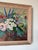 1960’s Vintage Floral Still Life Oil on Canvas Painting, Signed For Sale - Image 4 of 12