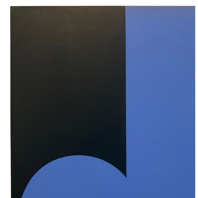 Mid-Century Modern Contemporary Painting Wedge by Emily Bartolone For Sale - Image 3 of 4