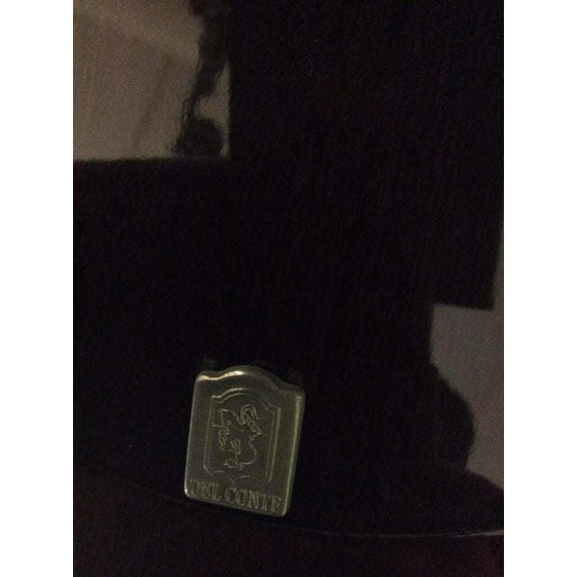 Wood 925 Silver Portrait Frame by Del Conte Argenteria, Italy, 1970s For Sale - Image 7 of 8
