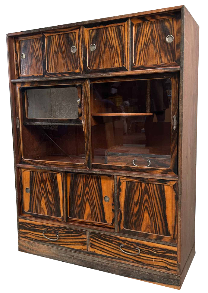 Mid-Century Japanese Cha Tansu Shōwa Tea Cabinet, 1930s | Chairish