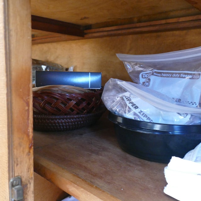 Brown Art Deco Oak Buffet For Sale - Image 8 of 8