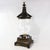 This dramatic and unique vintage hurricane candle holder is a superb decorative statement piece, perfect for adding an...